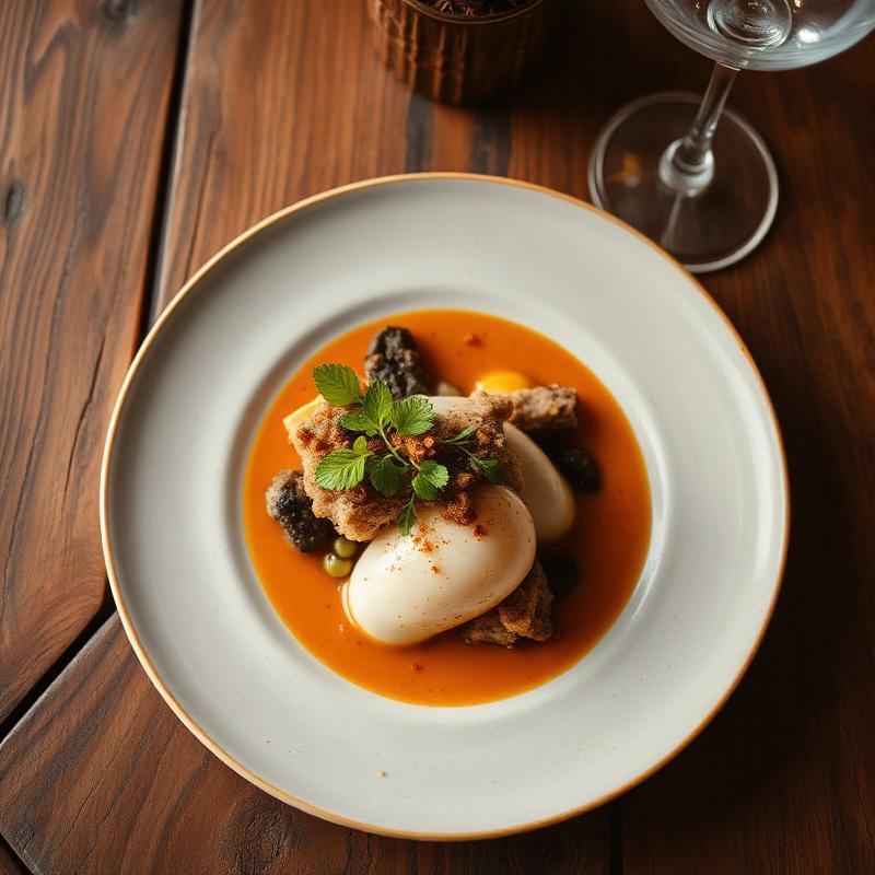Prato autoral da gastronomia de Itaipava
